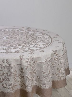Скатерть жаккардовая хлопковая Овальная